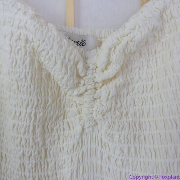 NEW Madewell Eyelet Lucie Tie-Strap Tiered Midi Dress, XL - Picture 10 of 16